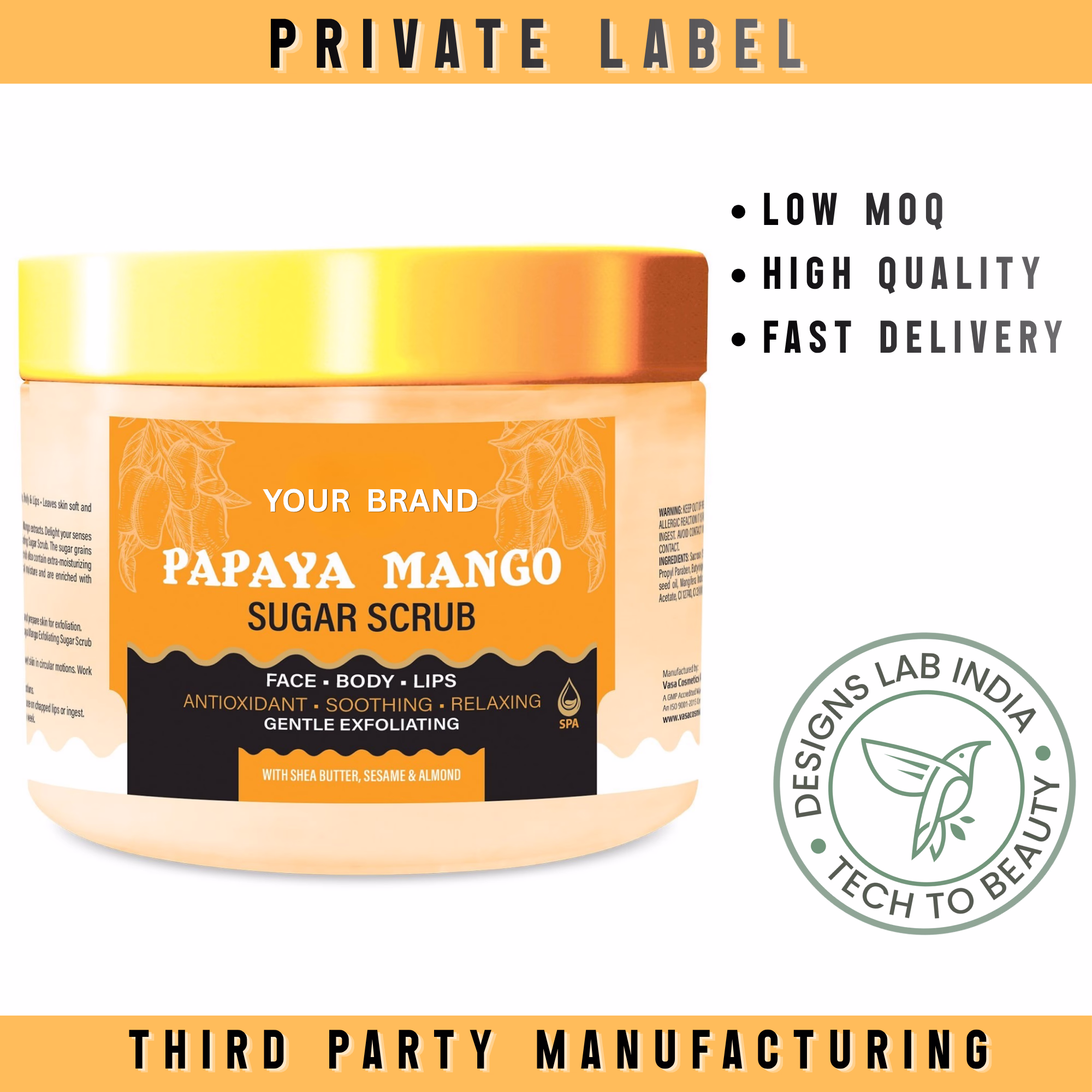 Mango Sugar Face & Body Scrub